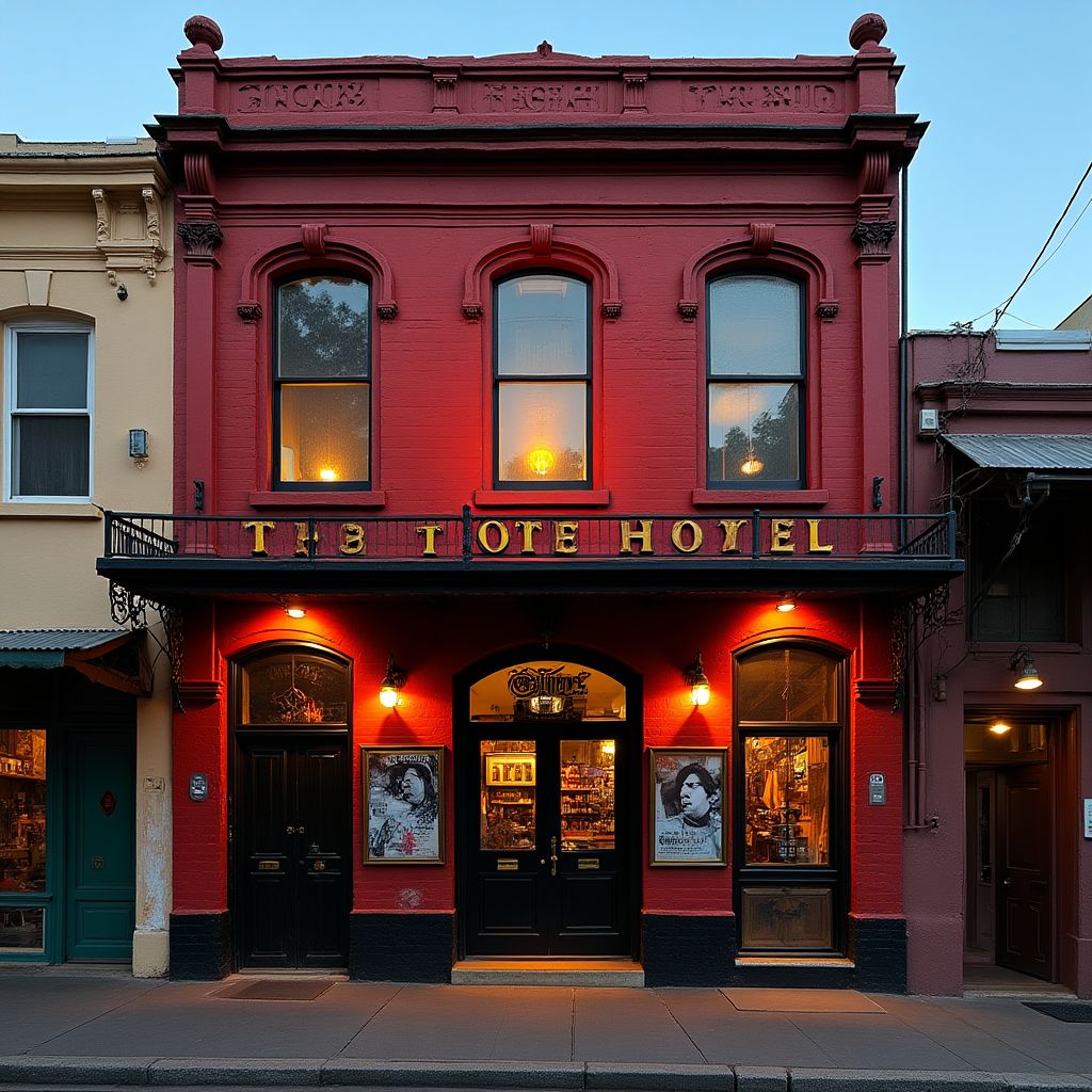 Exterior of The Tote Hotel in Melbourne